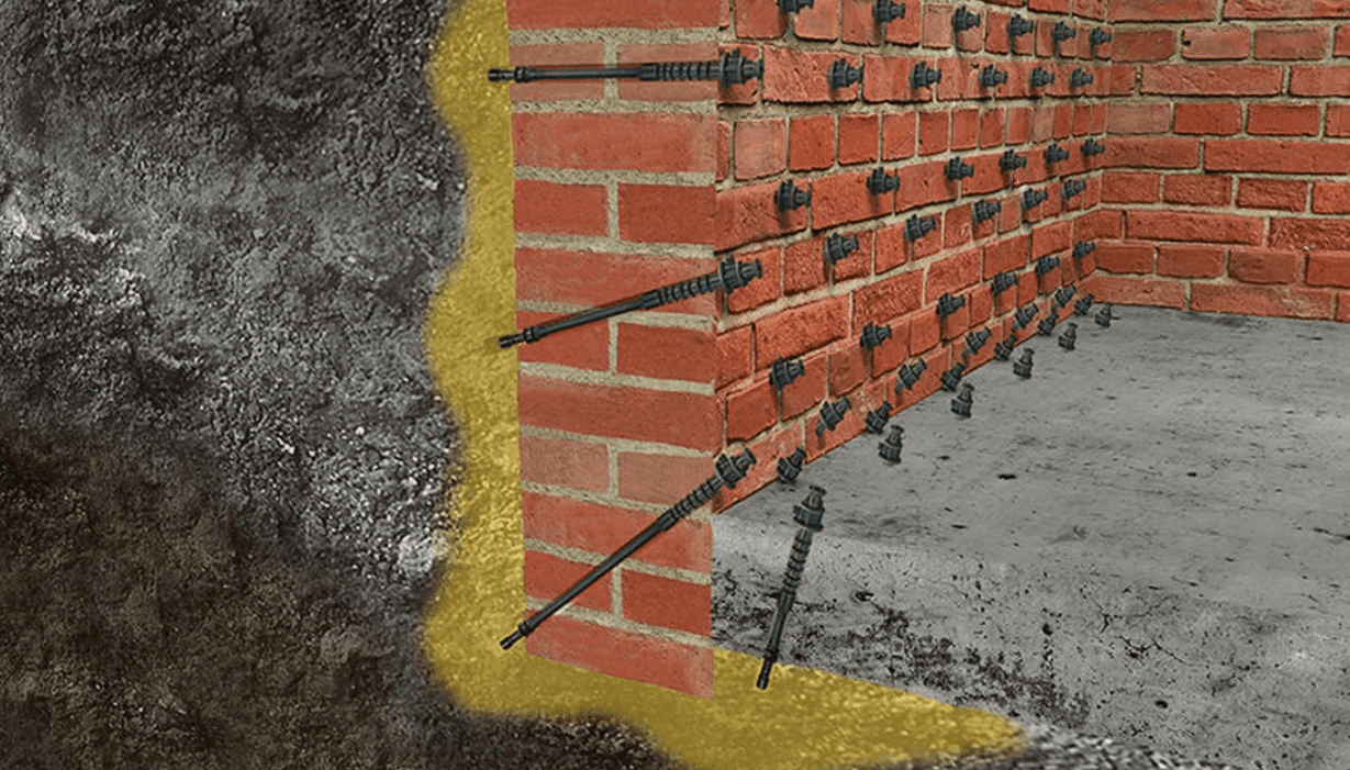 Инъектирование швов и трещин