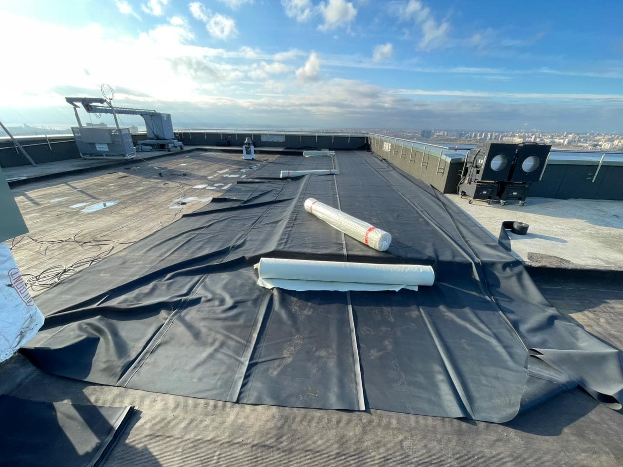 Гидроизоляция плоской кровли